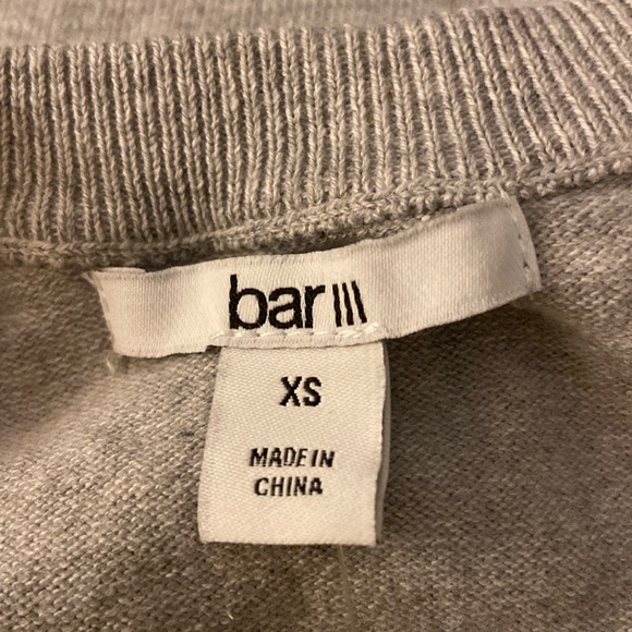 Bar 111 Heather grey and rose pink sequin sweatshirt - Picture 3 of 12